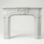 Turan Cast Stone Fireplace Surround