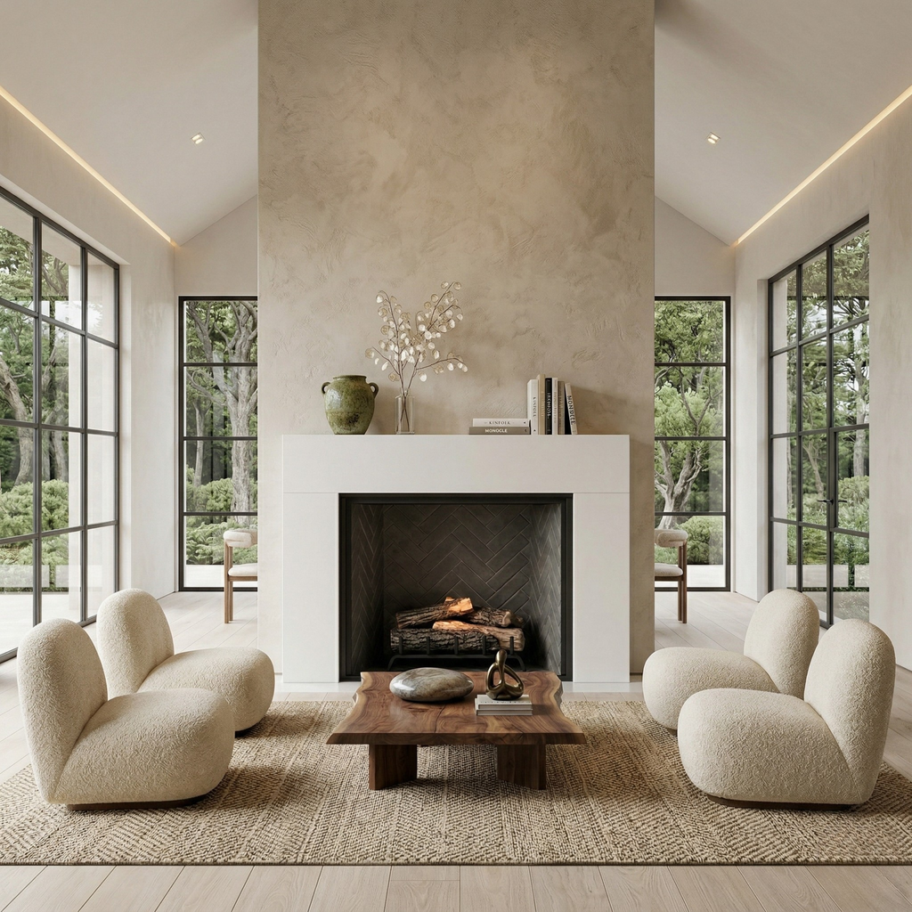 Carmel Cast Stone Fireplace Surround