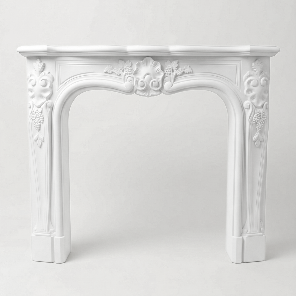 Montecito Cast Stone Fireplace Surround