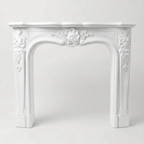 Montecito Cast Stone Fireplace Surround
