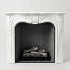 Montecito Cast Stone Fireplace Surround