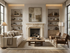 Turan Cast Stone Fireplace Surround