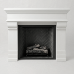 Avalon Cast Stone Fireplace Mantel