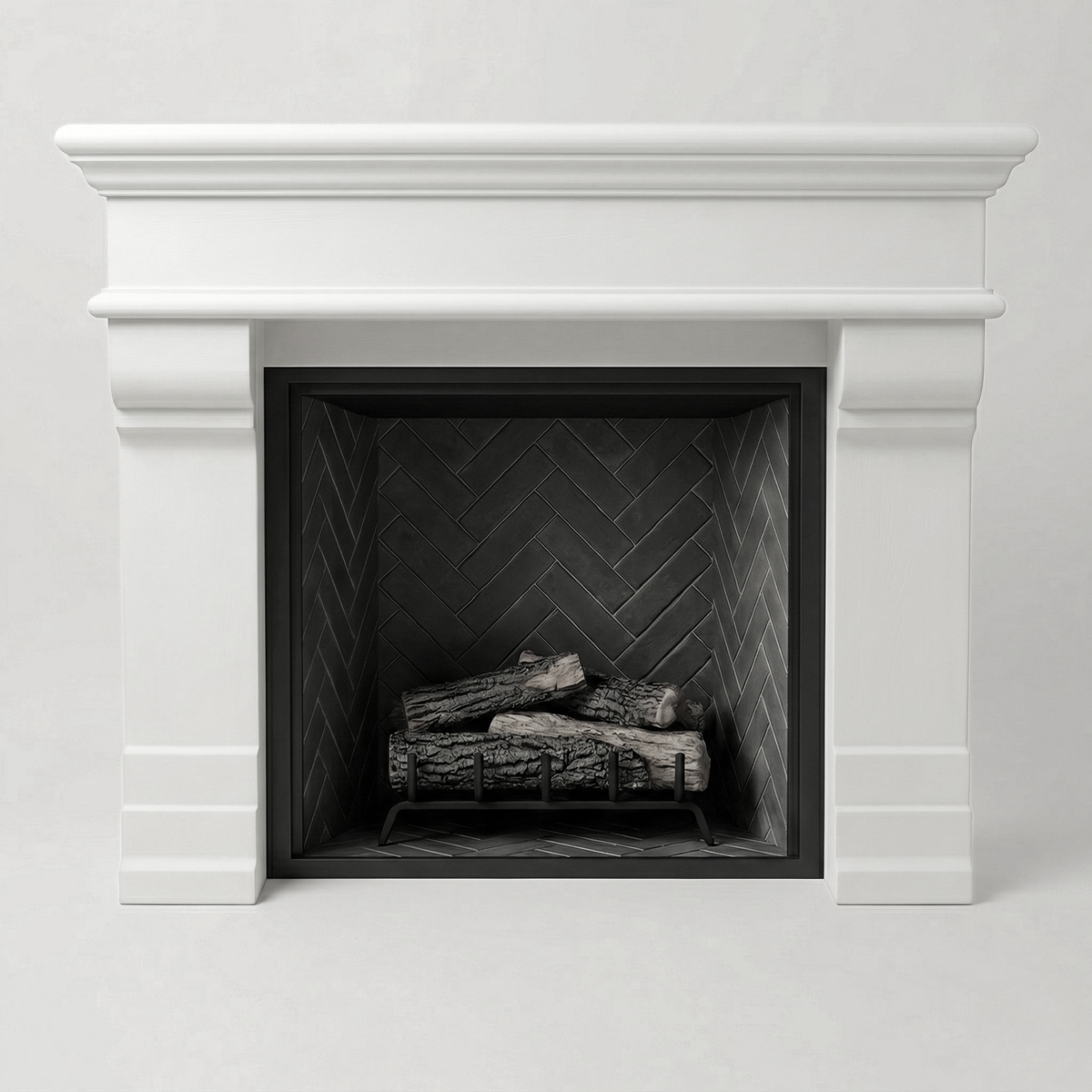 Avalon Cast Stone Fireplace Mantel