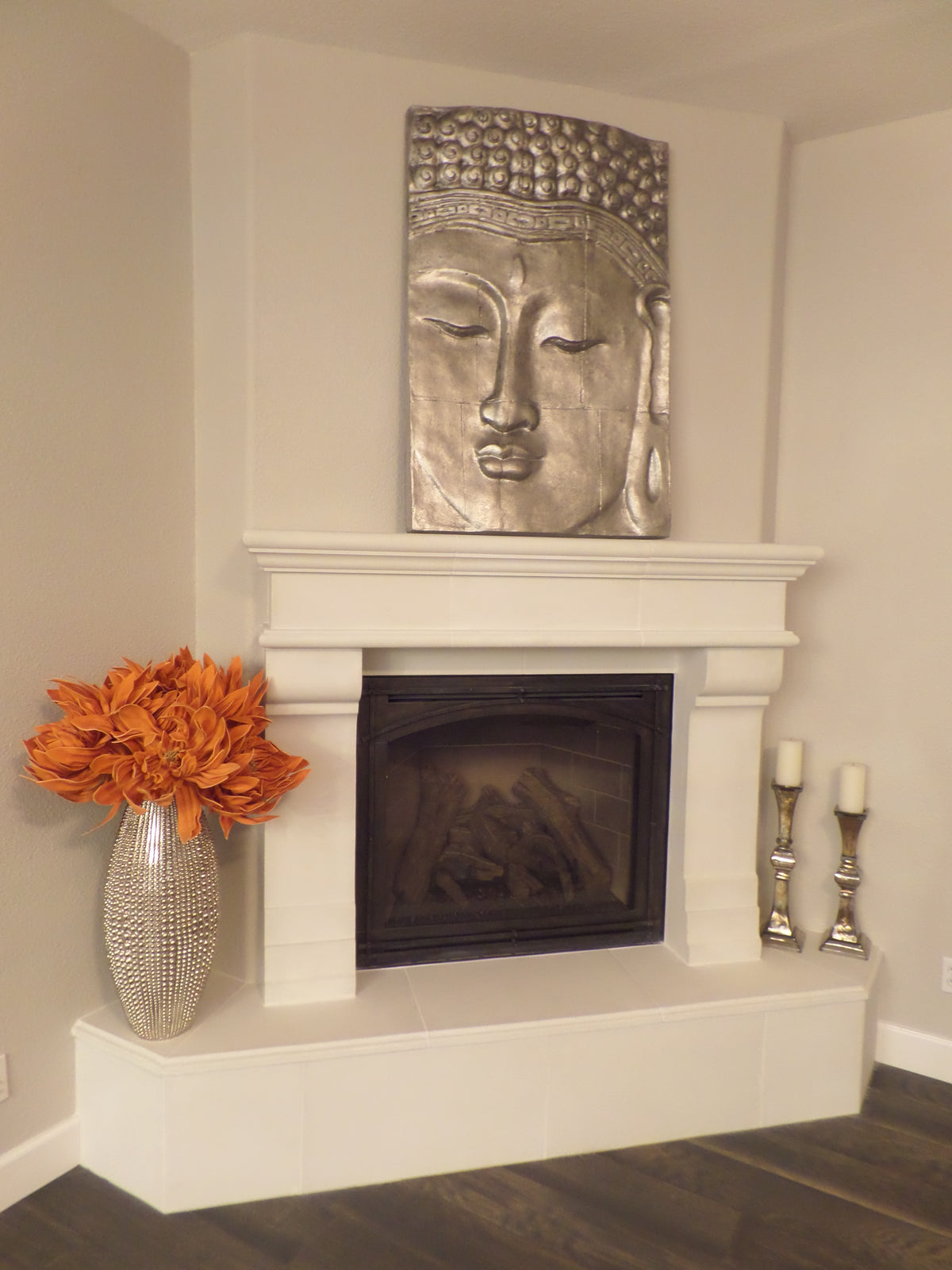 Avalon Cast Stone Fireplace Mantel