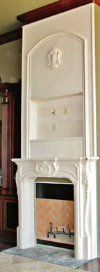 Turan Cast Stone Fireplace Surround