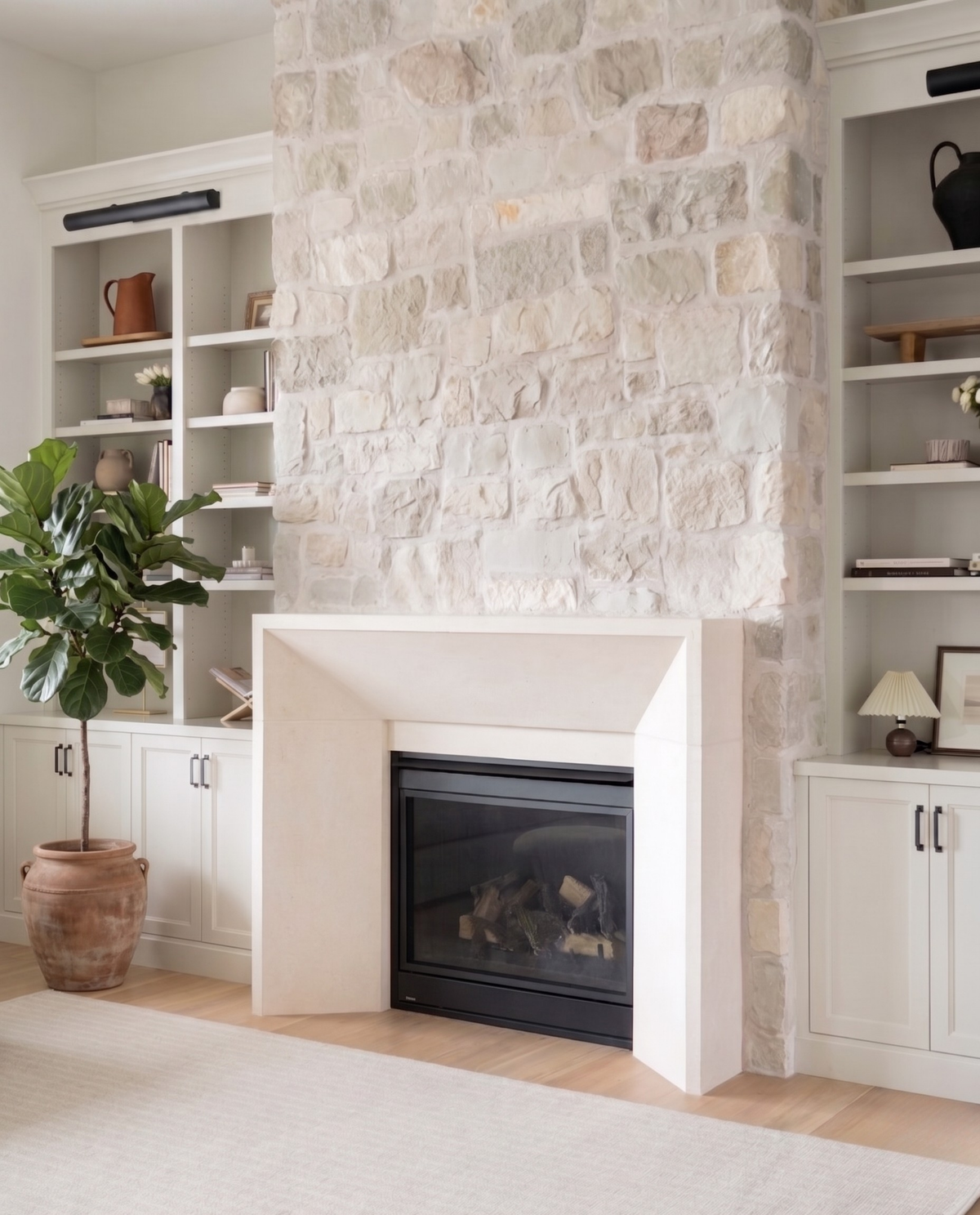 Sonoma Cast Stone Fireplace Surround